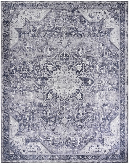 9'2" X 12' Charcoal Grey Rectangle Rug