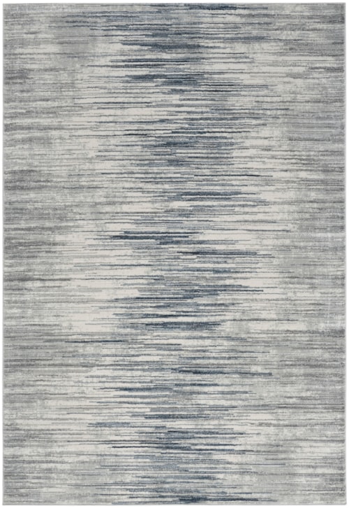 7'10" X 9'10" Grey Rectangle Rug