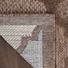 Nourison Easy Care 2' x 4' Brown Modern Rug