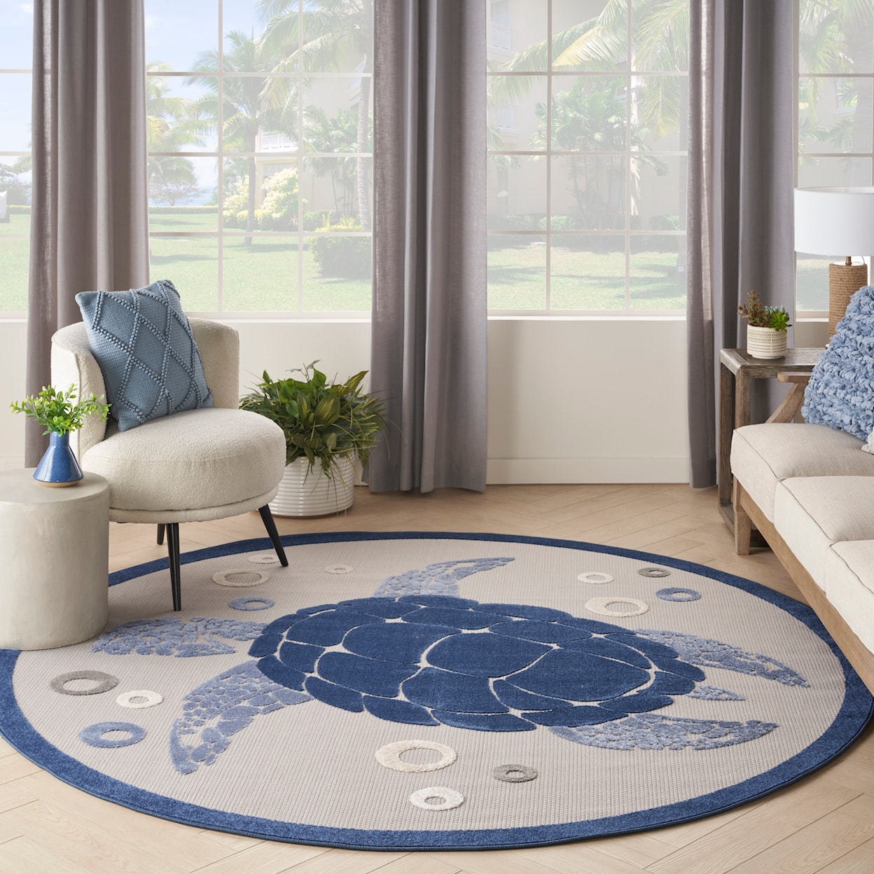 Nourison Aloha 5'3"  Rug