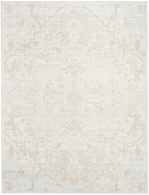5'3" X 7' Ivory Rectangle Rug