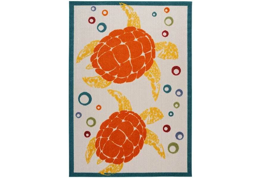 Aloha 3'6" x 5'6"  Rug by Nourison at Home Collections Furniture