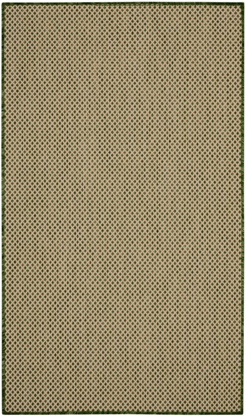 3' X 5' Green Rectangle Rug