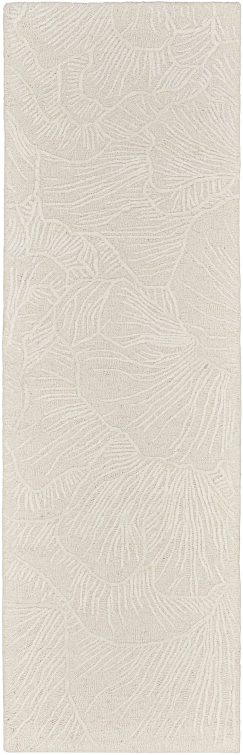 2'3" X 7'6" Ivory Runner Rug