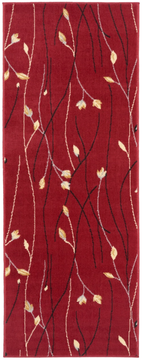 2' X 6' Red Runner Rug
