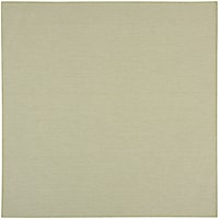 8' Ivory Green Square Rug