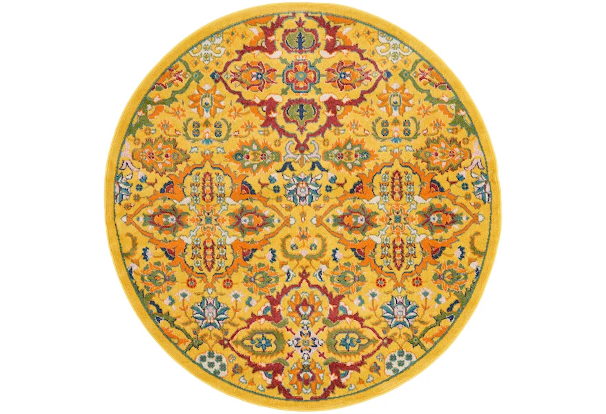 Allur 5'3"  Rug by Nourison at Home Collections Furniture