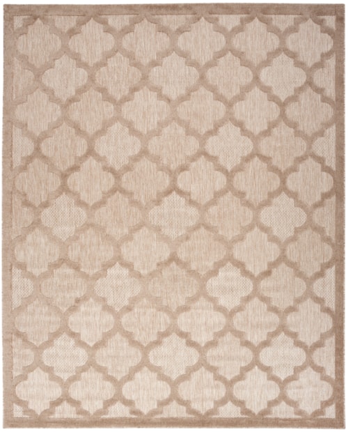 9' X 12' Natural Beige Rectangle Rug