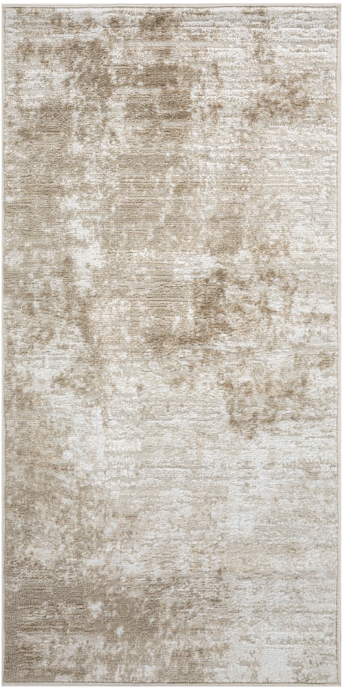2' X 4' Ivory Taupe Rectangle Rug