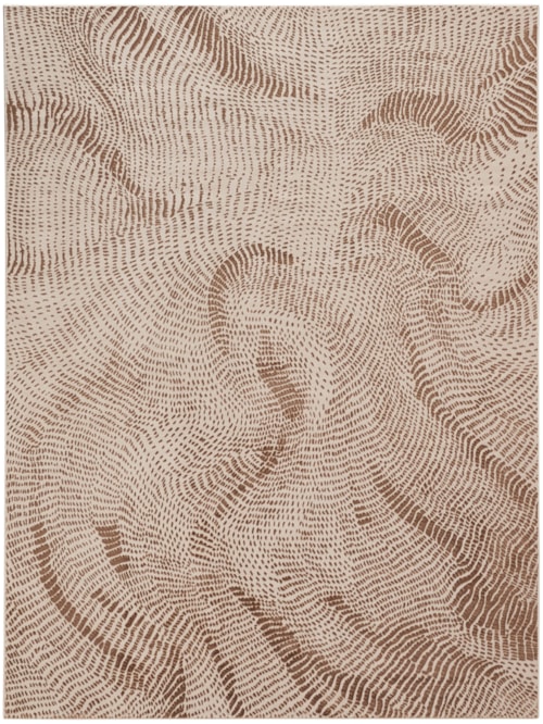 9' X 12' Beige Brown Rectangle Rug