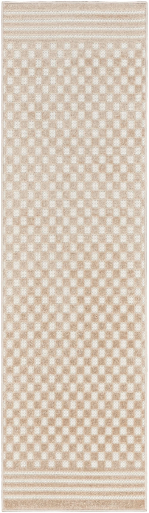 2' X 6' Beige Runner Rug