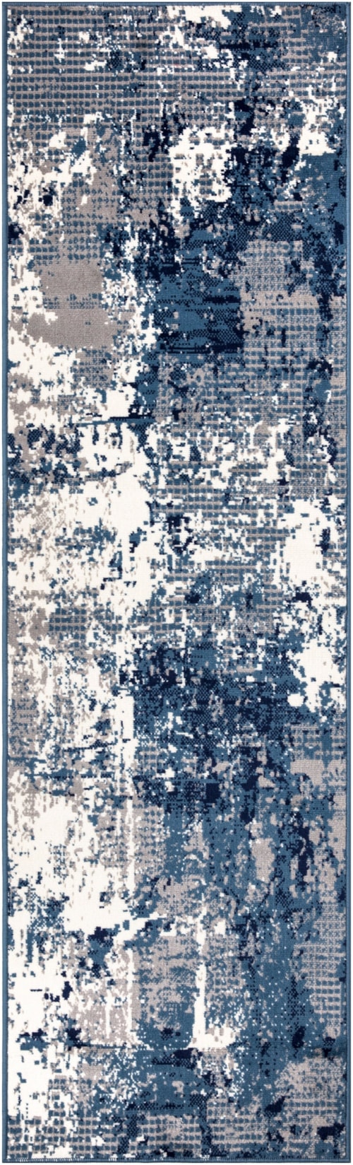 2'3" X 10' Navy Blue Runner Rug
