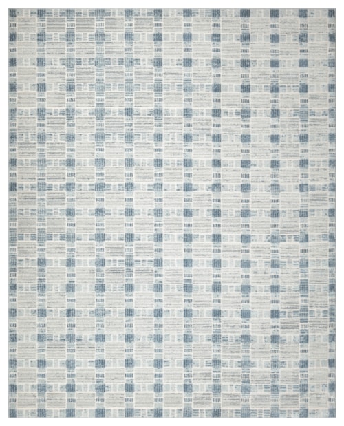8' X 10' Blue Rectangle Rug