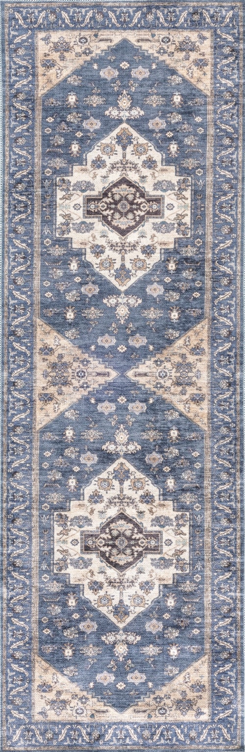 2' x 6' Denim Rug