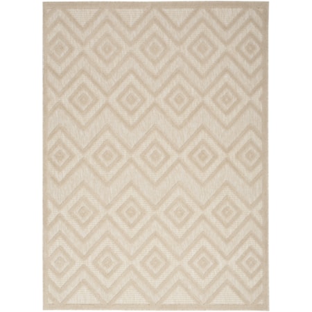 5' x 7' Cream Modern Rug