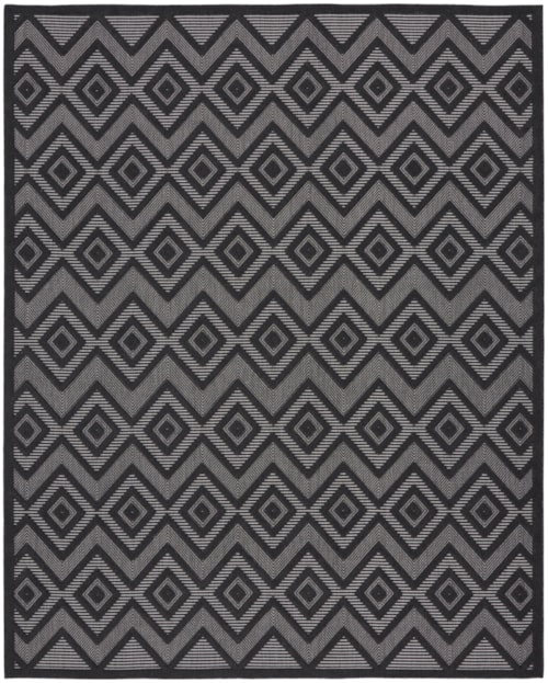 9' X 12' Charcoal Black Rectangle Rug