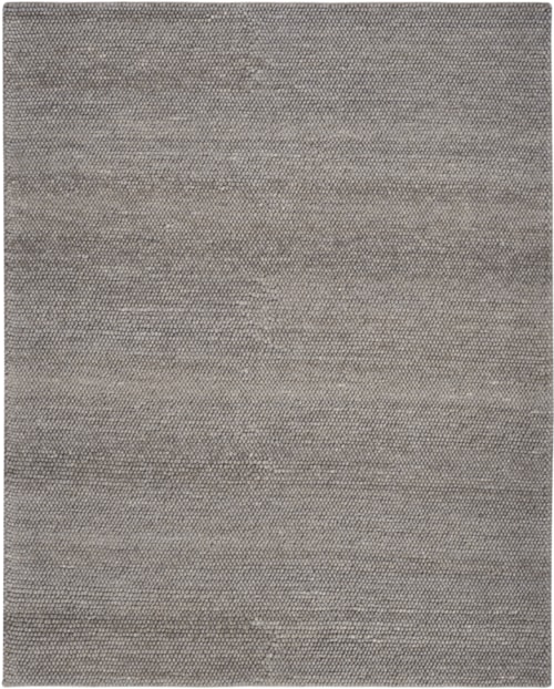 9'9" X 13'9" Grey Rectangle Rug