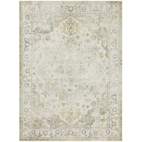 5'3" X 7' Blue Green Rectangle Rug