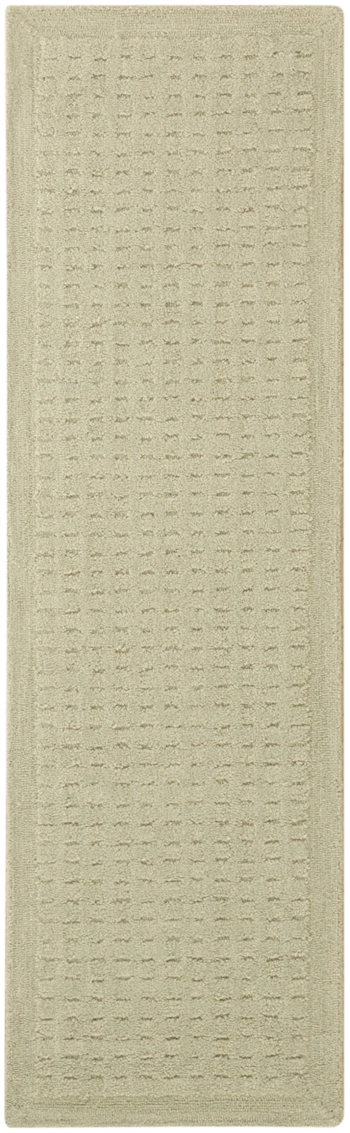 2'3" X 7'6" Light Green Runner Rug
