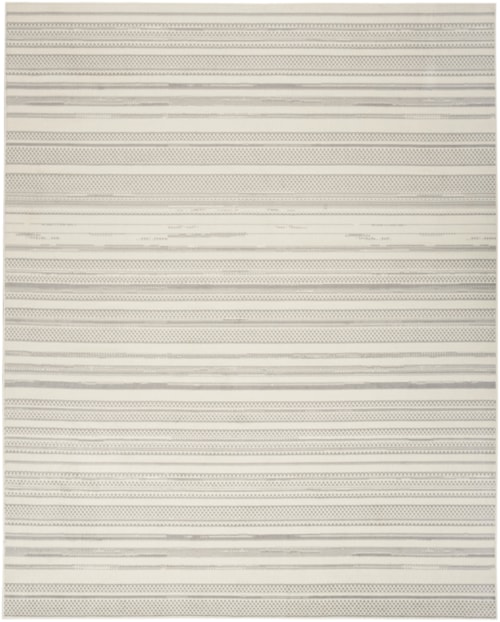 7'10" x 9'10" Ivory Grey Rug
