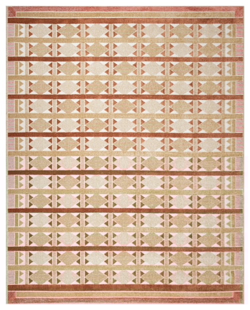 8' X 10' Rust Rectangle Rug