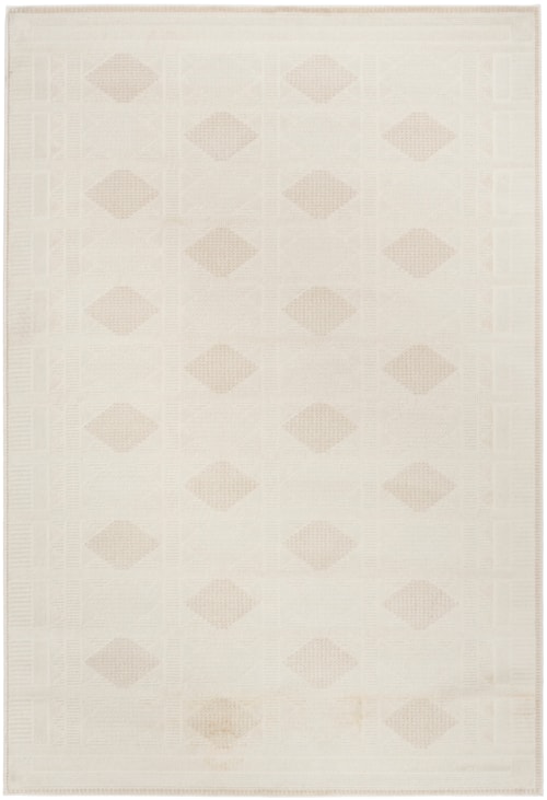 5' X 7' Ivory Beige Rectangle Rug
