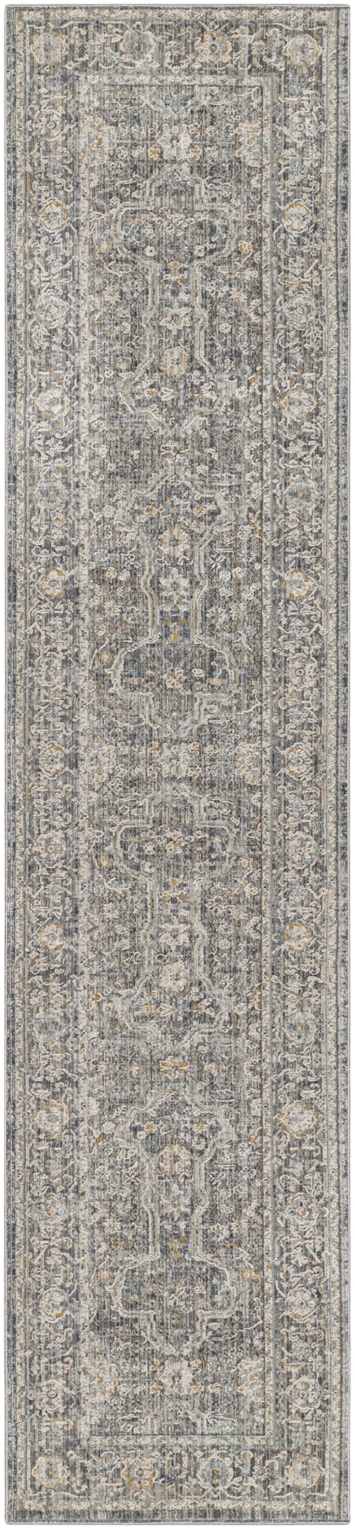 2'3" x 8' Slate Multicolor Runner Rug