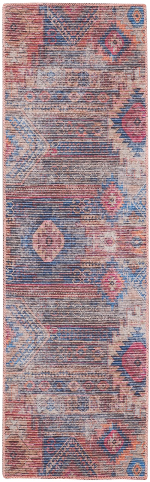 2'2" X 10' Multicolor Runner Rug
