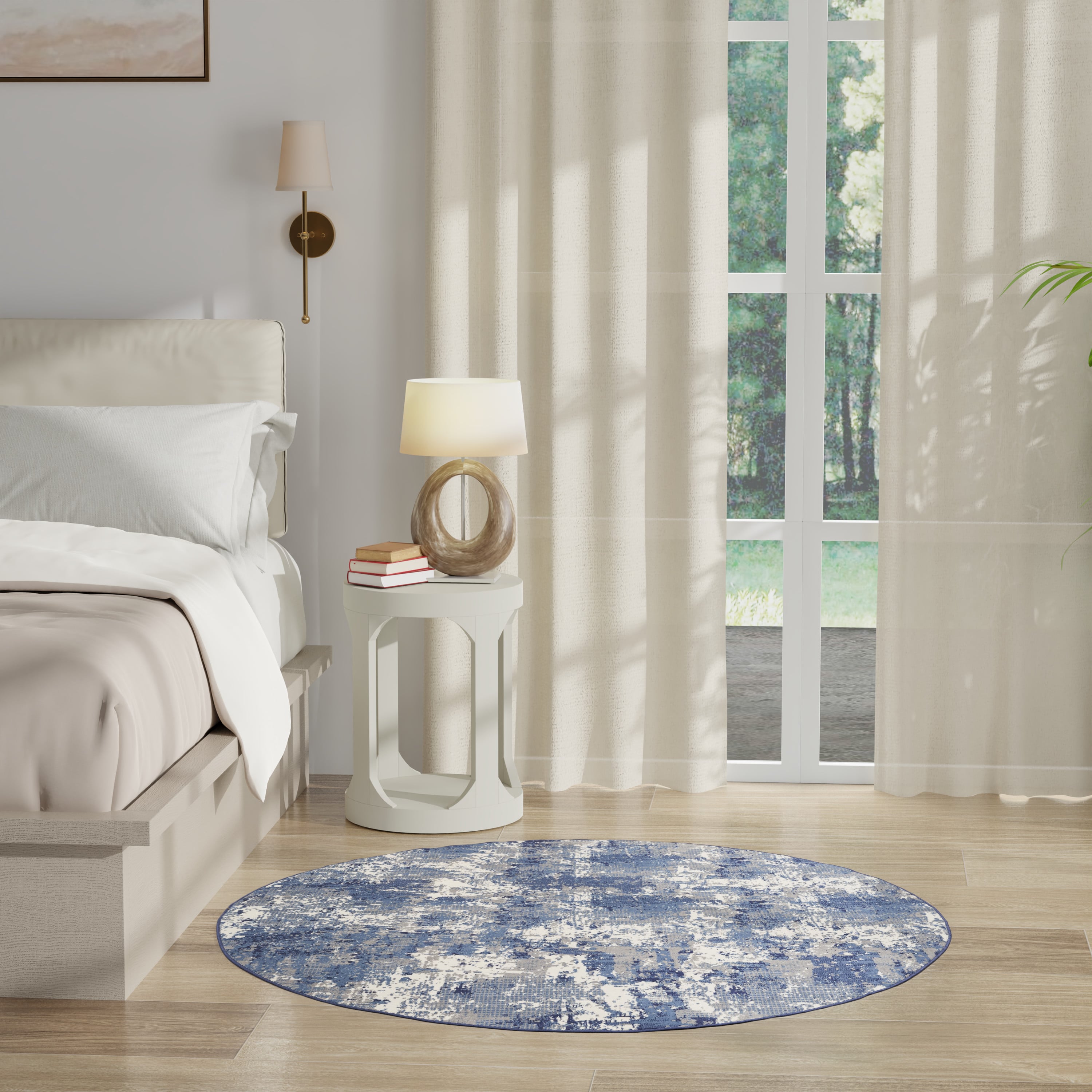 Nourison Grafix 5'3" Round  Rug