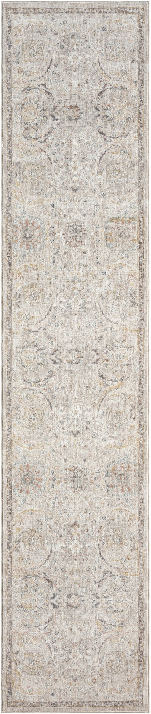 2'2" X 10' Light Grey Runner Rug