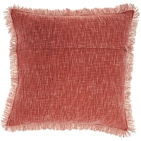 22" X 22" Rust Rectangle Throw Pillows