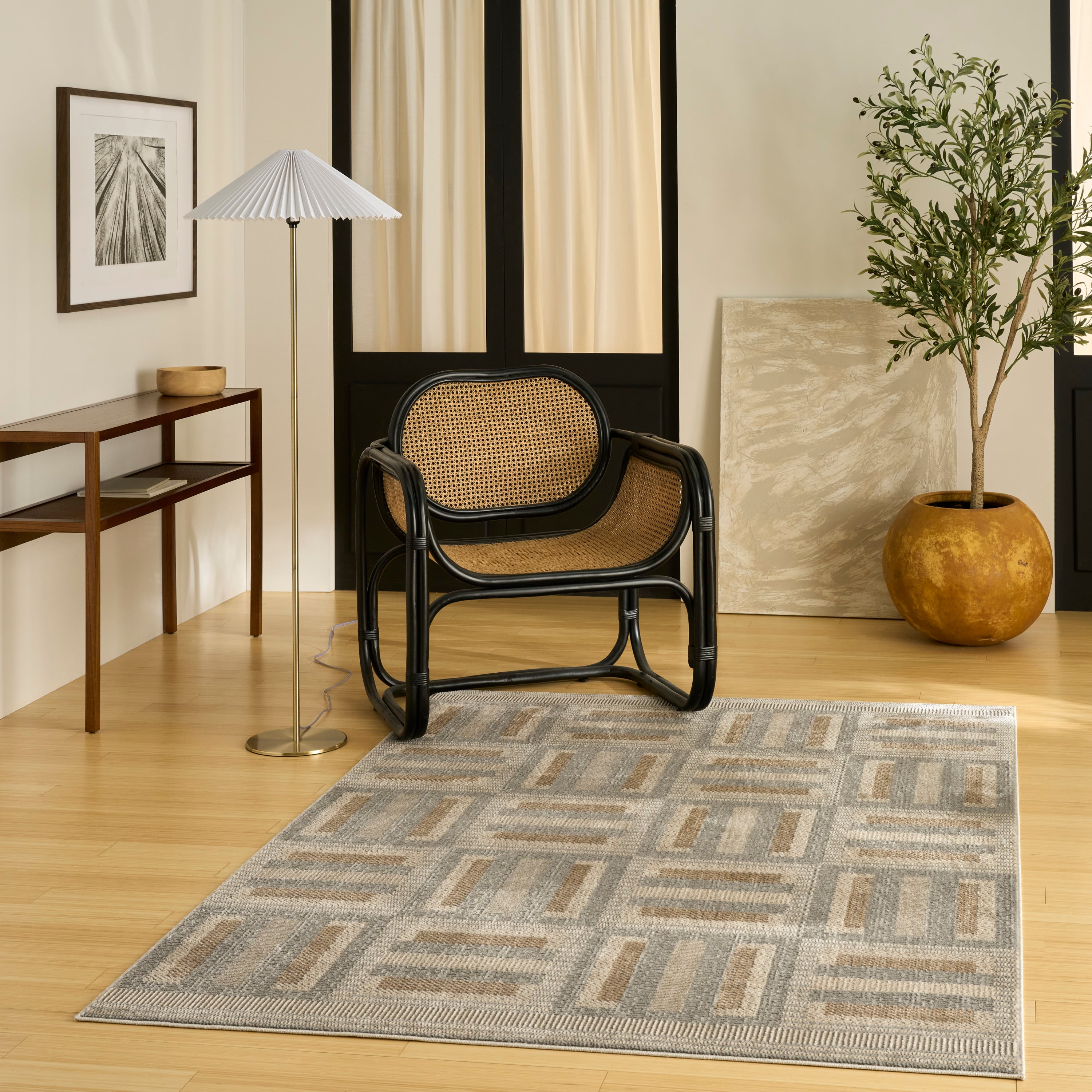 Nourison Nordic 4' X 6'  Rug