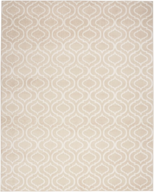 5'3" x 7'3" Beige Rectangle Rug