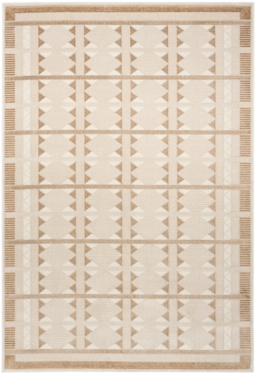 5' X 7' Taupe Rectangle Rug