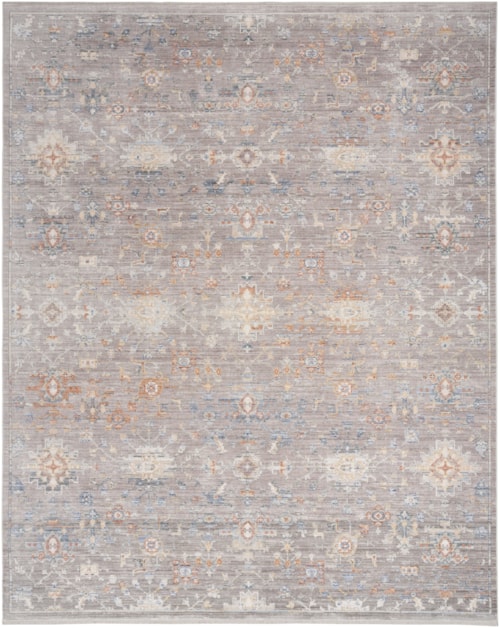 9'10" x 13' Grey Rectangle Rug