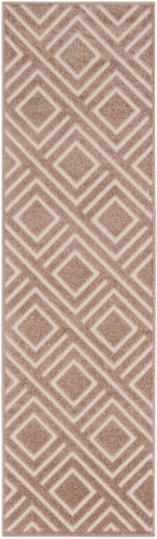 2' X 6' Brown Runner Rug