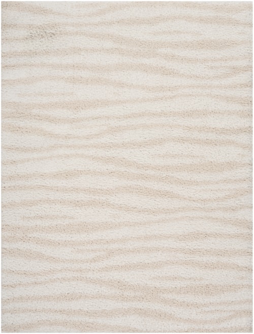 7'10" X 9'10" Ivory Beige Rectangle Rug