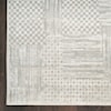 Nourison Glitz 2'3" x 7'6" Silver Grey Modern Rug