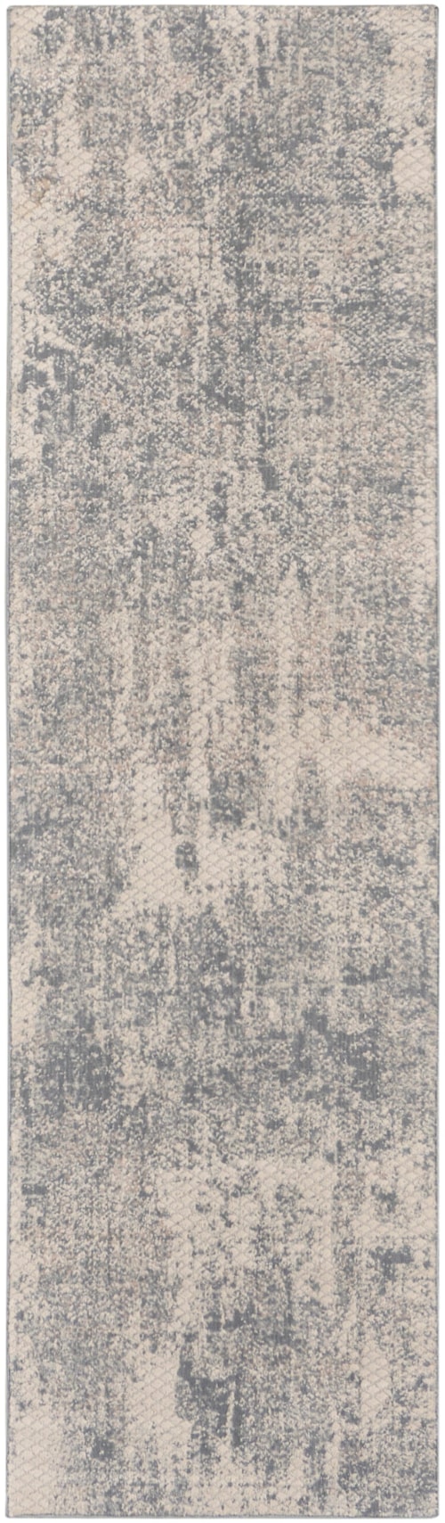 2'2" X 7'6" Light Grey Runner Rug