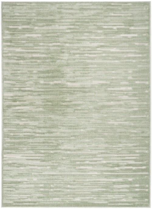 5'3" X 7' Green Rectangle Rug