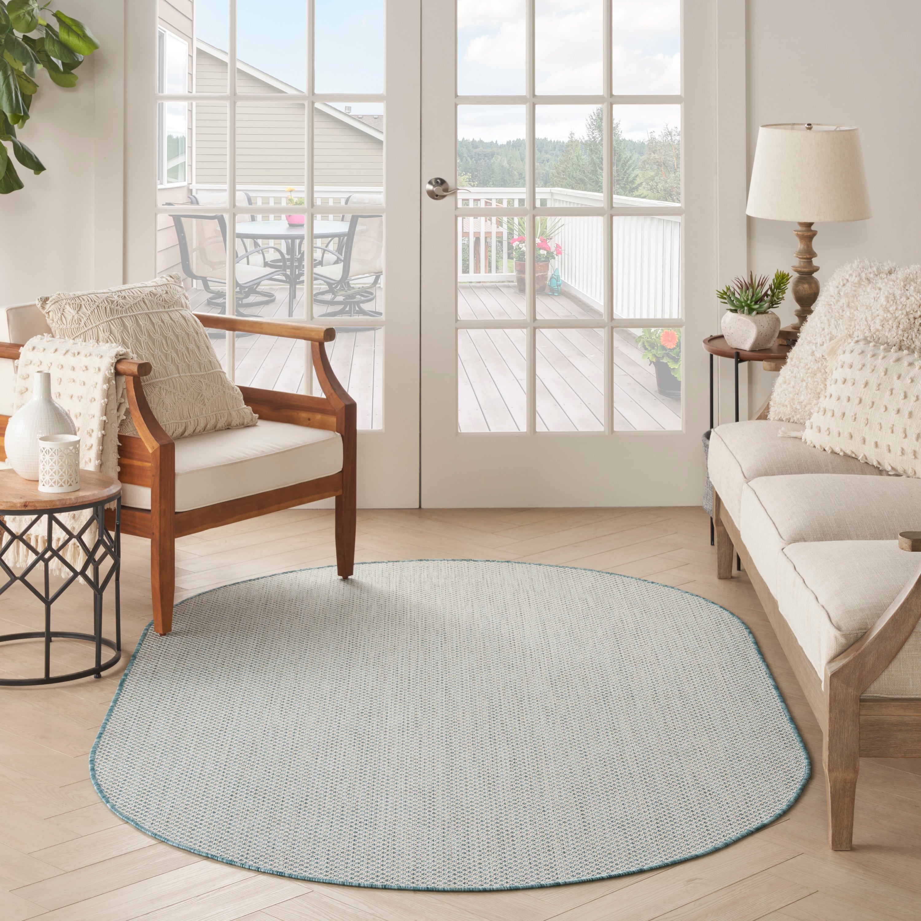 5' x 8'Oval  Rug