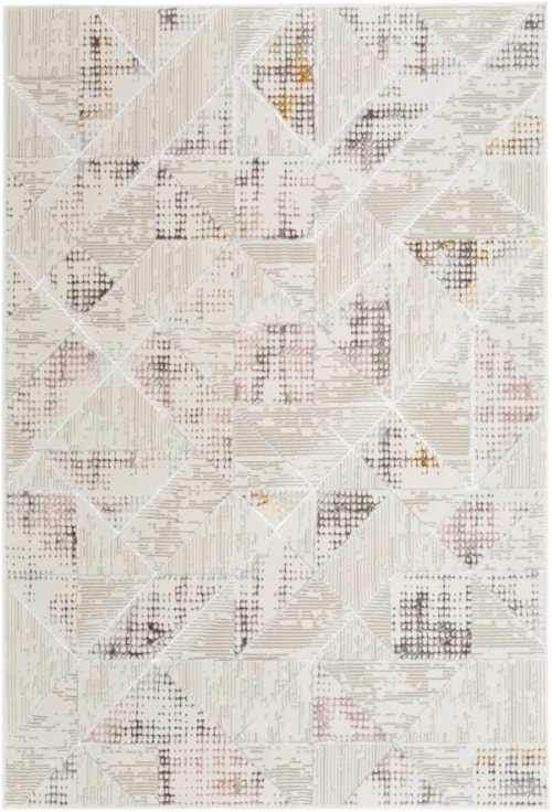 3'11" x 5'11" Ivory/Multi Rectangle Rug