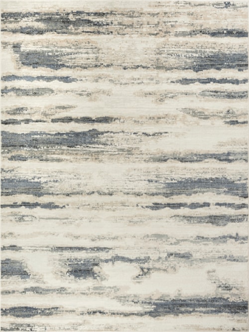 7'10" X 9'10" Blue Multicolor Rectangle Rug
