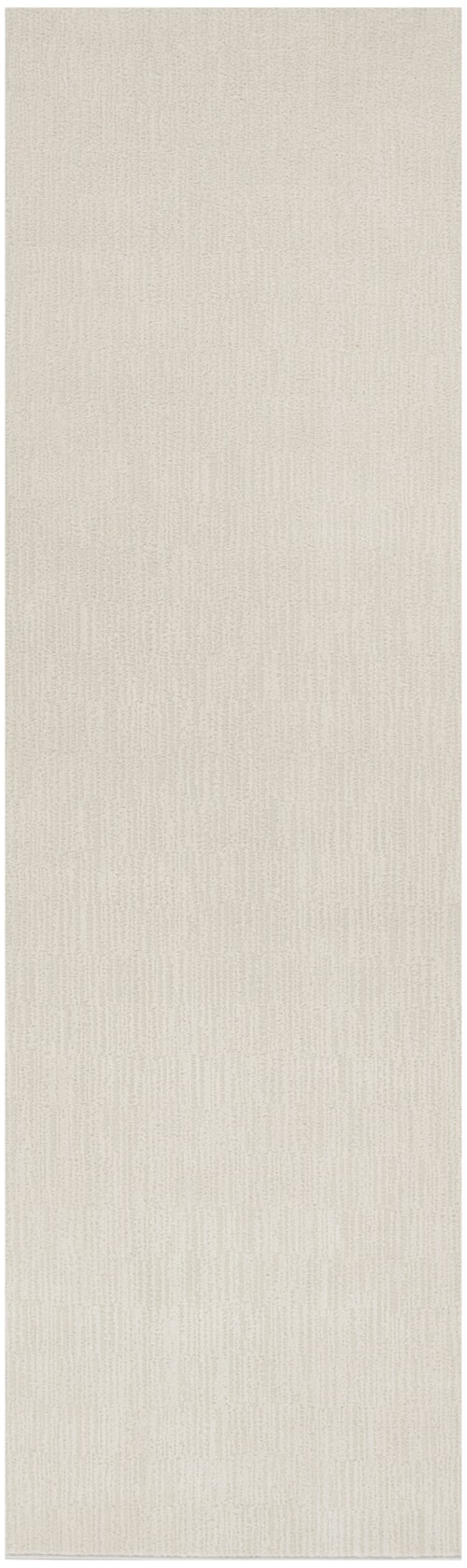 2'3" X 7'3" Ivory Grey Runner Rug