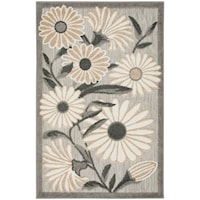 2'8" x 4' Beige Rectangle Rug