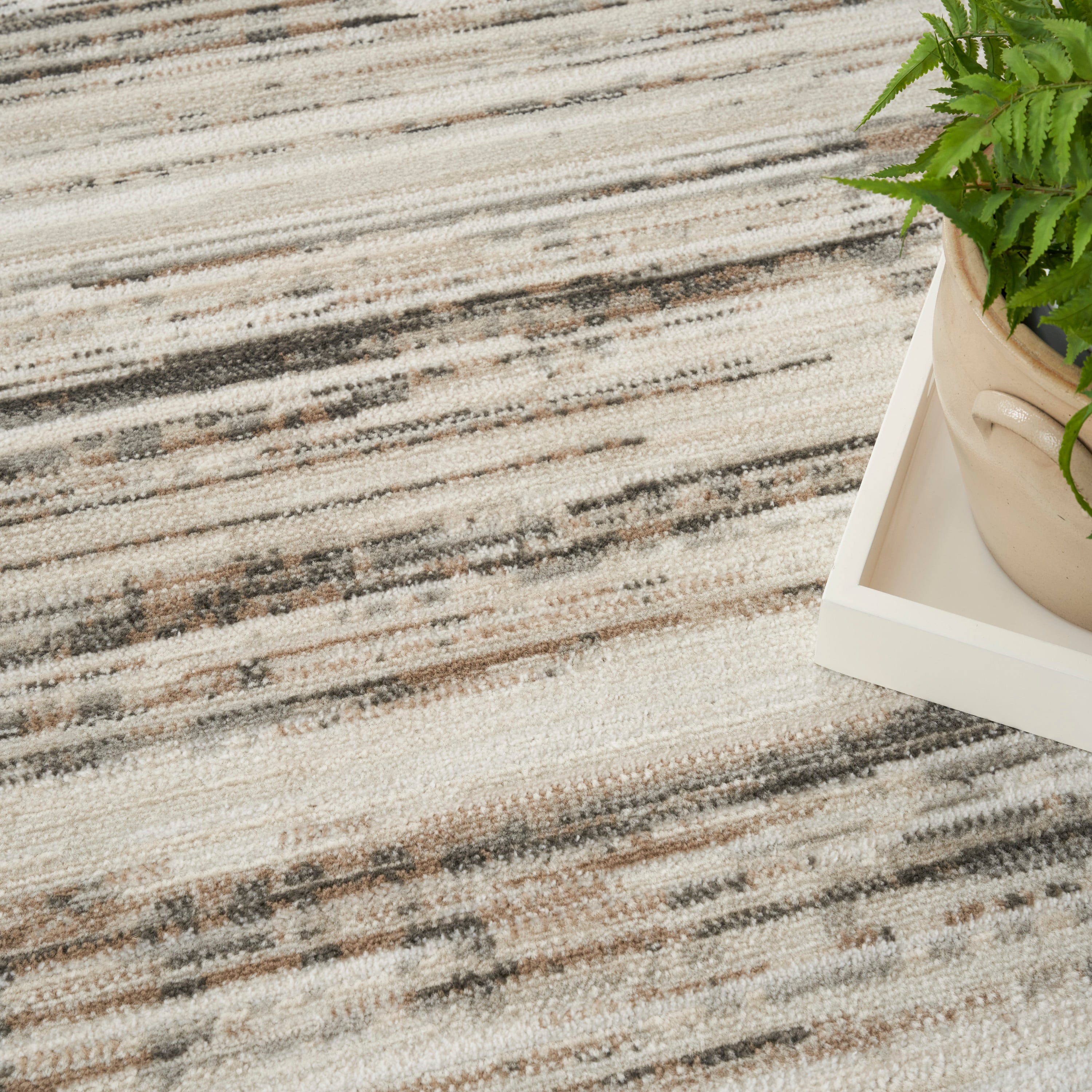 Nourison Serenity Home 5&#39;3&quot; x 7&#39;3&quot;  Rug