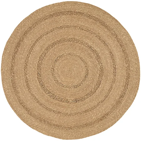 Natural Seagrass 5' X Round Natural Outdoor Rug