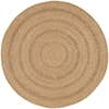 Nourison Natural Seagrass 5' x Round Natural Outdoor Rug