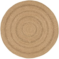 Natural Seagrass 5' X Round Natural Outdoor Rug