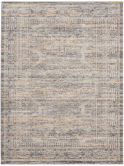 8.6 x 11.4 Ivory Slate Rectangle Rug